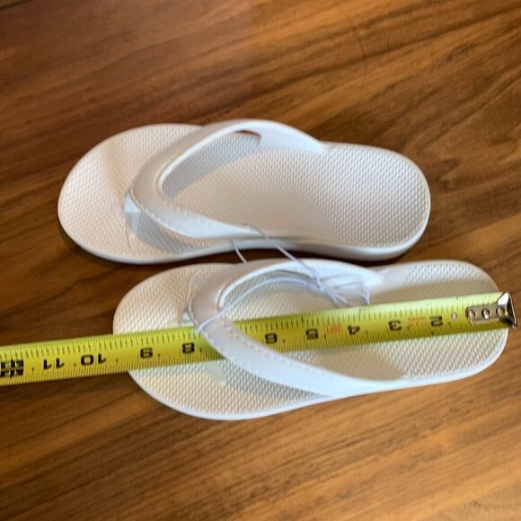 New, EVA flip flop, sz 7.5, summer casual, comfy, waterproof, white, like Crocs - Picture 5 of 14